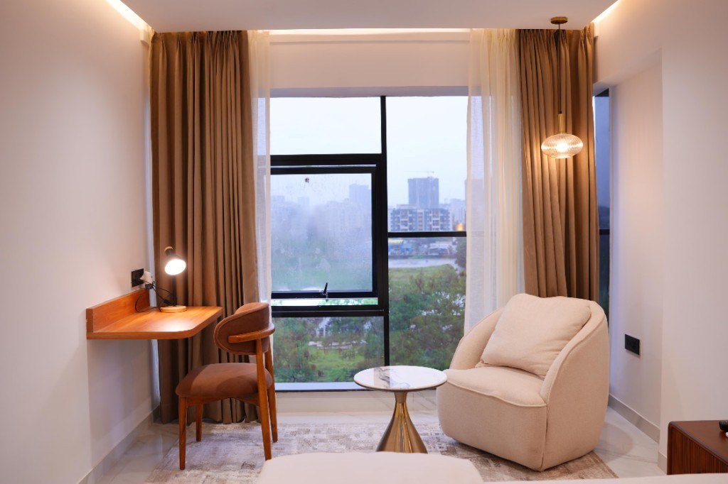 Window seating in the Triple Deluxe AC Room